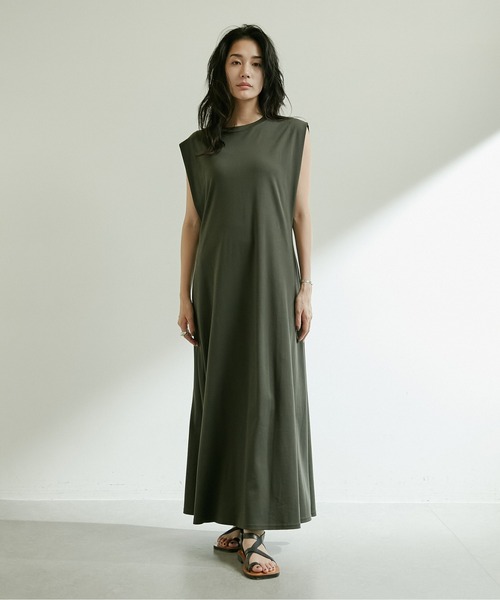 「GALLARDAGALANTE」 ノースリーブワンピース S ネイビー レディース_画像2