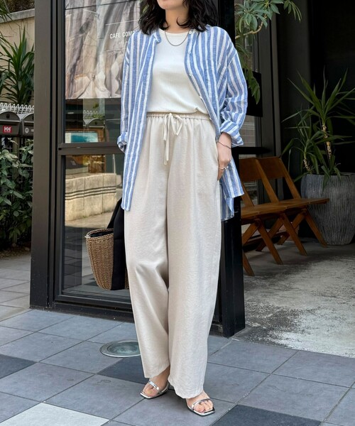 「fredy emue」 パンツ 38 ラベンダー レディース_画像2