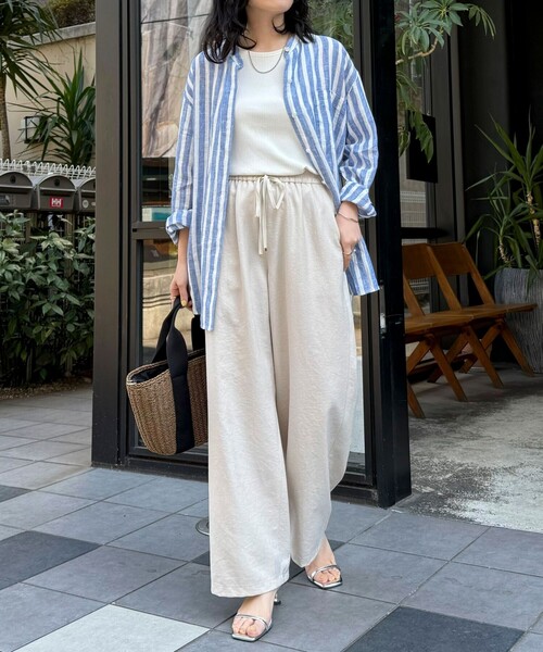 「fredy emue」 パンツ 38 ラベンダー レディース_画像3