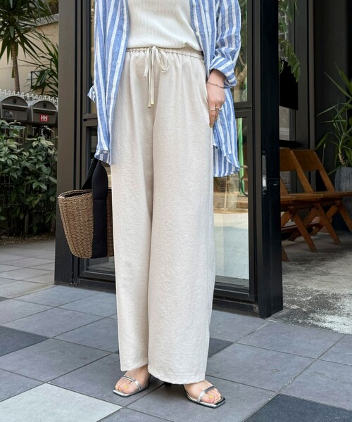 「fredy emue」 パンツ 38 ラベンダー レディース_画像6