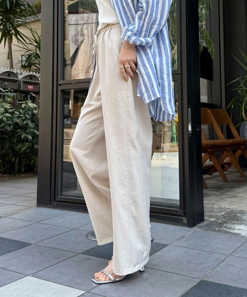 「fredy emue」 パンツ 38 ラベンダー レディース_画像8