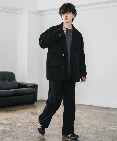 RADIAL　ブラック　コーデュロイセットアップ セール】コーデュロイセットアップ CPOシャツジャケット＆イージー