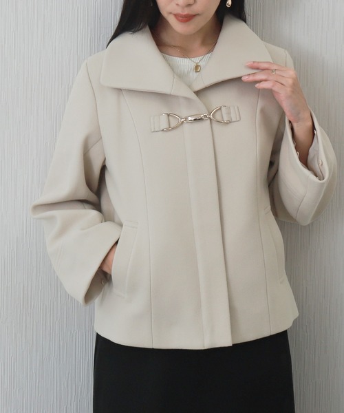 libelle more（リベル モア） コート アウター ビット付きファー