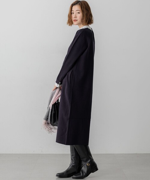 ワンピース ヴィスコースストレッチ レース襟 : ZOZOTOWN Yahoo!店