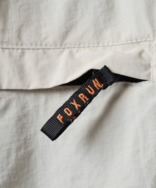 FOXRUN（フォックスラン） パンツ ロゴ刺繍ナイロンワイドパンツ