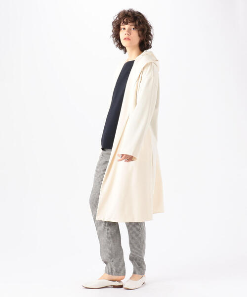 ギャルリーヴィー　リバーシブルフーデットコート36 美品✨️ギャルリーヴィー ダブルフェイス フード付 リバーシブル