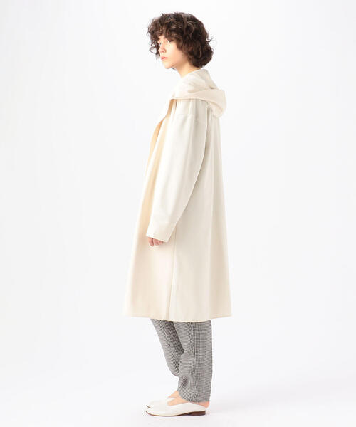 konbu0708ギャルリーヴィー新品未使用　ボアフード付コートサイズ36 konbu0708様専用ギャルリーヴィー新品未使用 ボアフード付コートサイズ36