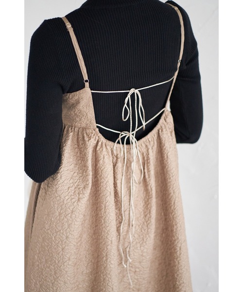 「&. NOSTALGIA」 キャミソールワンピース M ブラック系その他 レディース_画像4