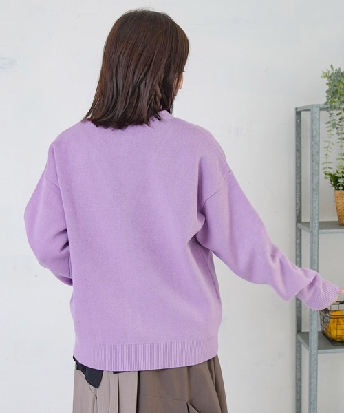 ScoLar（スカラー） カーディガン 153727：風船ネコちゃんジャガード