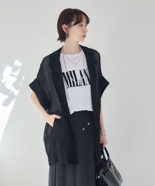 Dignite collier（ディニテコリエ） ジャケット FREE ブラック