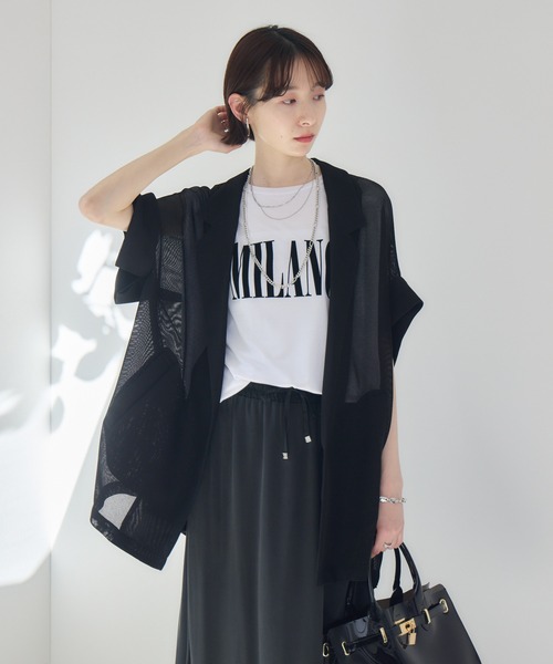 Dignite collier（ディニテコリエ） ジャケット FREE ブラック