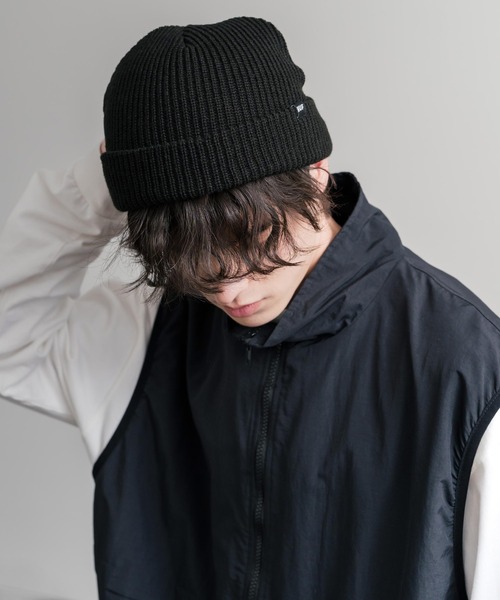 HUF（ハフ） ニット帽 ニットキャップ USUAL CUFF BEANIE ワンポイント