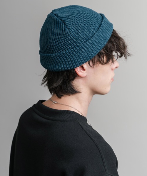 HUF（ハフ） ニット帽 ニットキャップ USUAL CUFF BEANIE ワンポイント
