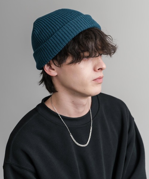 HUF（ハフ） ニット帽 ニットキャップ USUAL CUFF BEANIE ワンポイント