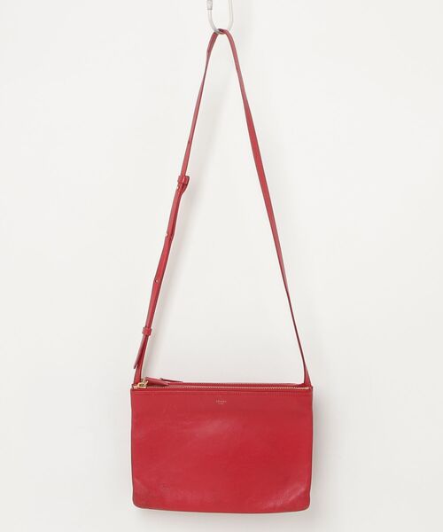 CELINE（セリーヌ） ショルダーバッグ - レッド レディース : ZOZOTOWN