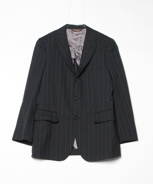 PAUL STUART（ポールスチュアート） テーラードジャケット 46 ネイビー