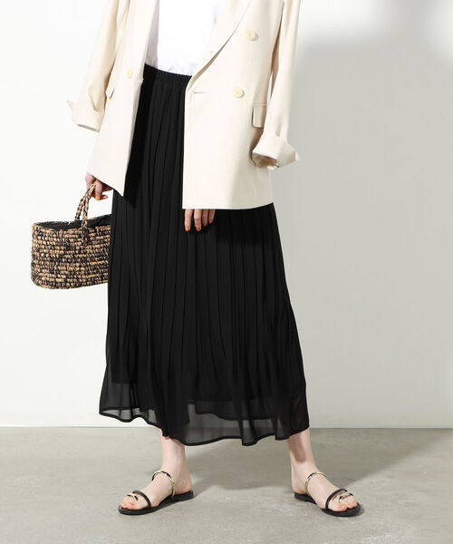 「NOLLEY'S」 プリーツスカート 38 ブルー レディース_画像7