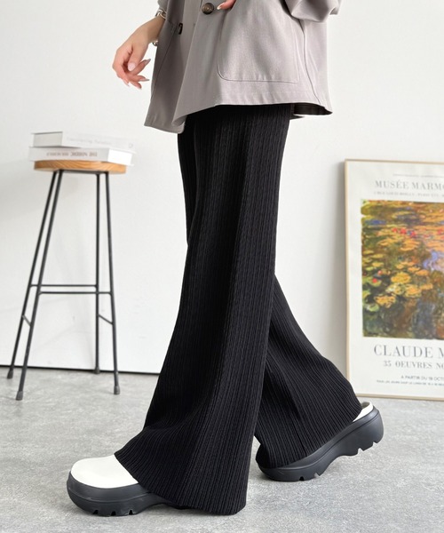 「classicalelf」 イージーパンツ X-LARGE ブラック レディース_画像9