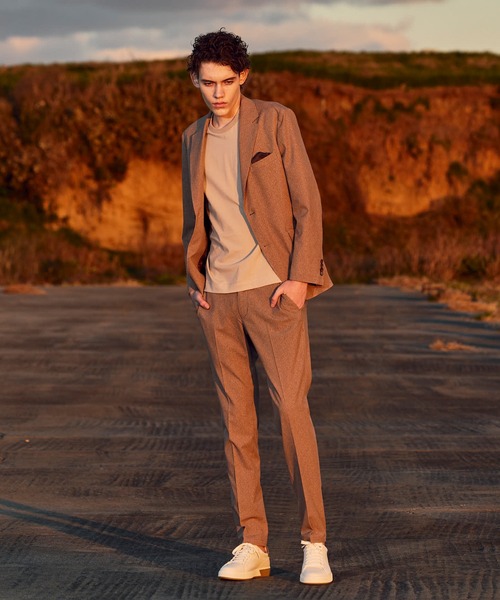 MEN'S BIGI（メンズビギ） スラックス 「ACTIVE TAILOR」Dot Air