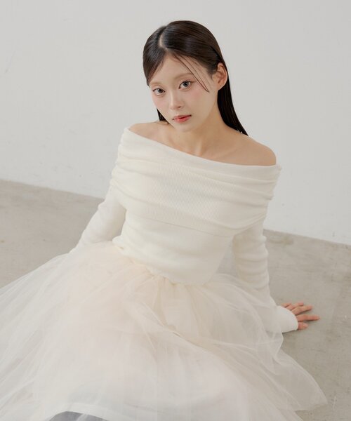 Chico（チコ） ワンピース 「SALON by Chico」ティアードボリューム