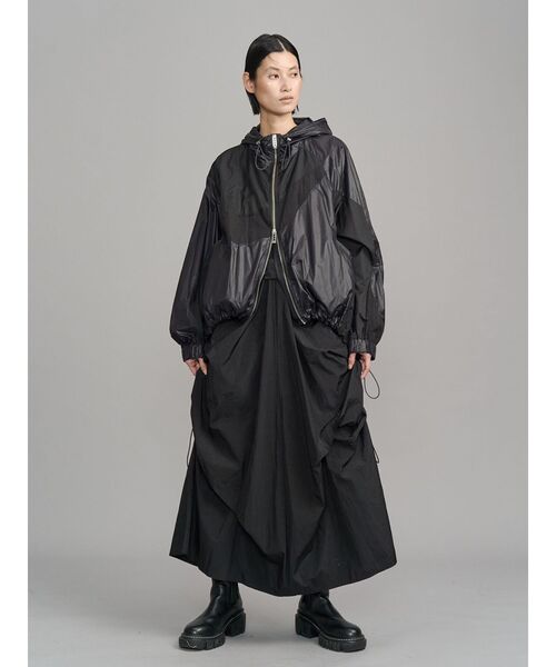 UN3D. ナイロンブルゾン WAVE PATCHWORK WINDBREAKER / ウェーブパッチワークウインド