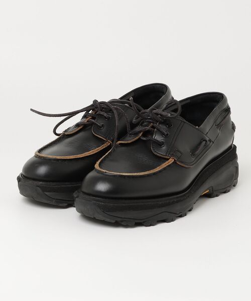 25SS Sacai ブラックBoat Shoes サイズ42 sacai（サカイ） 25SS Boat シューズ 43 ブラック メンズ : ZOZOTOWN