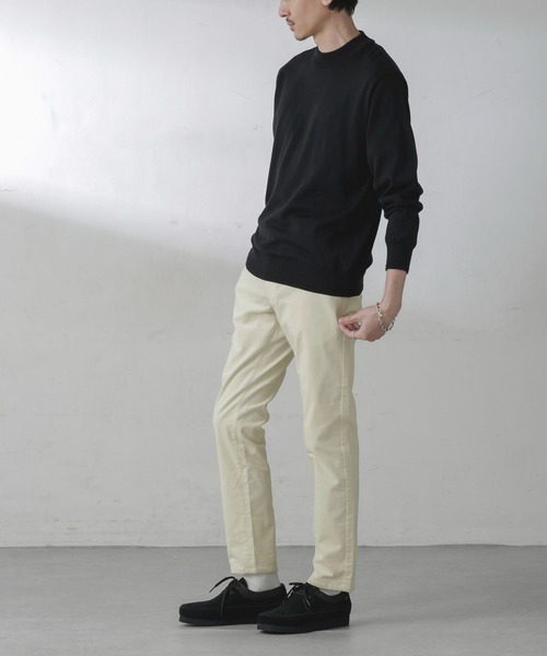 「NANO universe」 コーデュロイパンツ X-SMALL カーキ メンズ_画像3