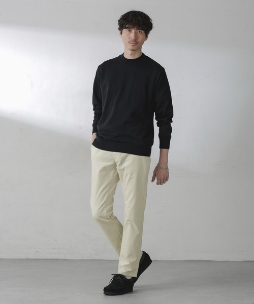 「NANO universe」 コーデュロイパンツ X-SMALL カーキ メンズ_画像7