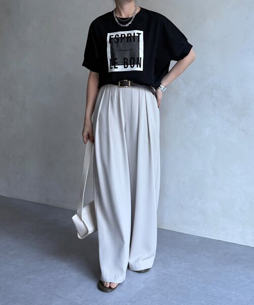 tシャツ 「WEB限定」オーガンジーロゴTEE レディースの画像