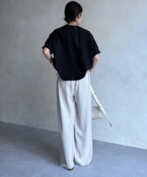 tシャツ 「WEB限定」オーガンジーロゴTEE レディースの画像