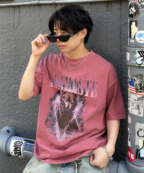 「ADAMASTE」 半袖Tシャツ MEDIUM ホワイト系その他 メンズ_画像4