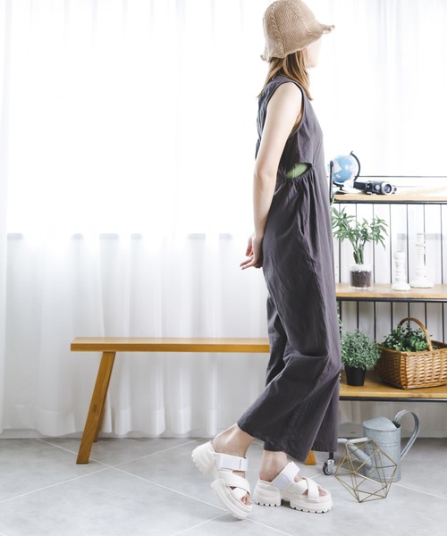 「attagirl」 フラットサンダル M アイボリー レディース_画像4