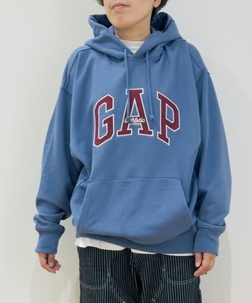 GAP（ギャップ） プルオーバーパーカー L ブルー メンズ : ZOZOTOWN