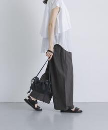 かぐれ パンツ コットン2タックパンツ レディース : ZOZOTOWN Yahoo!店
