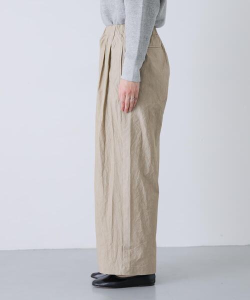 かぐれ パンツ コットン2タックパンツ レディース : ZOZOTOWN Yahoo!店