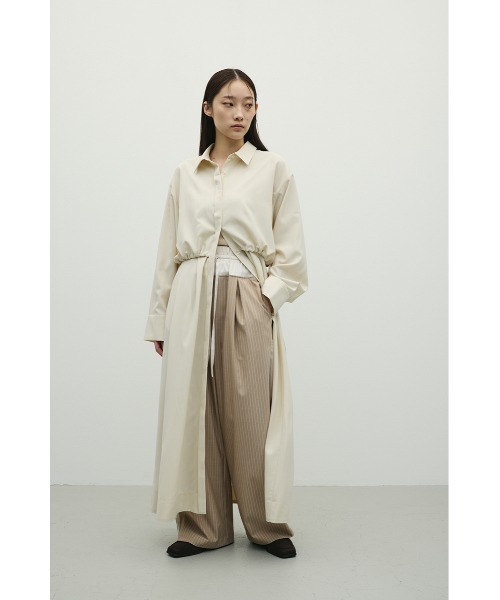 【新品】シャツワンピース STYLEMIXER（スタイルミキサー） シャツワンピース ヨークレイヤード