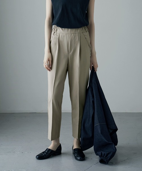 「etoll.」 スラックス M ネイビー レディース_画像2