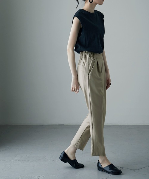 「etoll.」 スラックス M ネイビー レディース_画像5