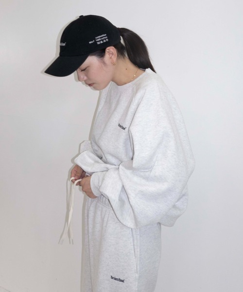 「BROKEN BASE」 スウェットカットソー MEDIUM 杢グレー メンズ_画像3