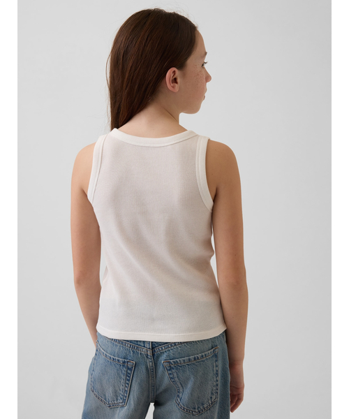GAP（ギャップ） タンクトップ 肌着 リブ スクープネック タンクトップ 