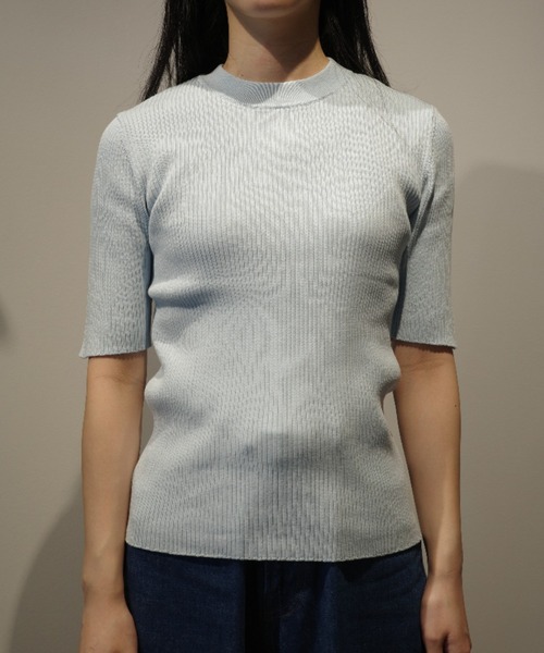 【2025a/w完売品 】 CLANE H/N RIB KNIT TOPS CLANE（クラネ） ニット セーター CLANE H/N HALF SLEEVE RIB KNIT