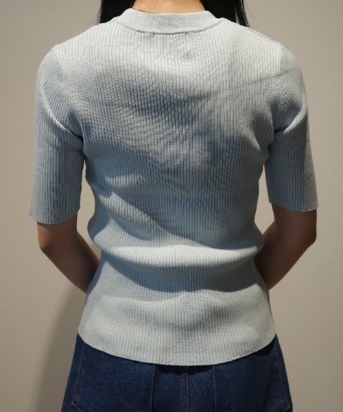 ニット/セーター CLANE BACK PLEAT KNIT TOPS 松本恵奈のMUST BUY- CLANEのお気に入りアイテム紹介 “BACK PLEAT KNIT