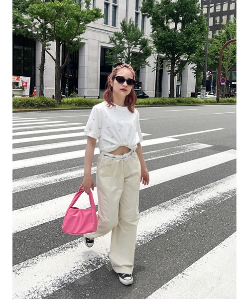 「JUMELLE」 チノパンツ SMALL ベージュ レディース_画像7