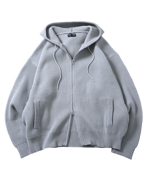 「Starting Over」 ジップアップパーカー M ブルー メンズ_画像5