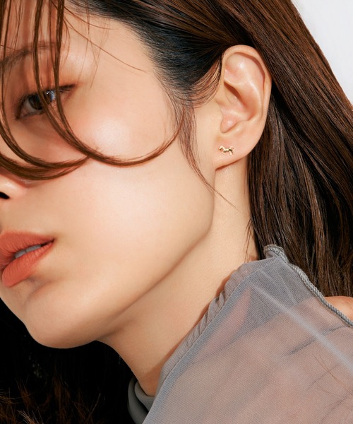 ピアス K10 馬/ホース ピアス レディース メンズの画像
