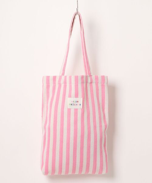 【新品未使用】VANDY THE PINK ヴァンディザピンクトートバッグ WEGO（ウィゴー） トートバッグ カラーストライプ縦長トートバッグ
