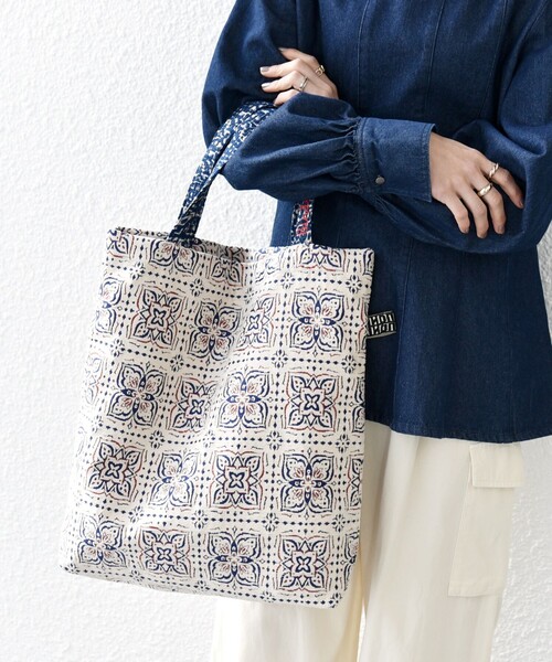 「BINDU」 トートバッグ ONE SIZE オフホワイト レディース_画像3