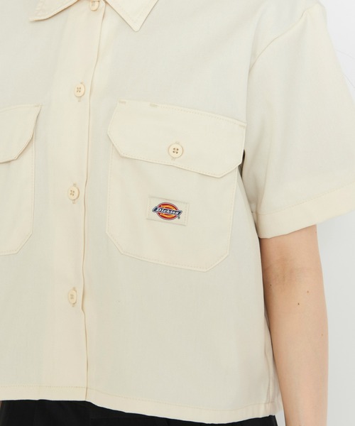 Dickies（ディッキーズ） ブラウス シャツ 夏 半袖 クロップド ワーク