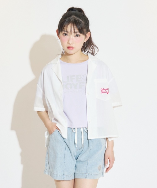 LOVETOXIC uvカット tシャツ 「サーティワン」「LTXC」開襟シャツ