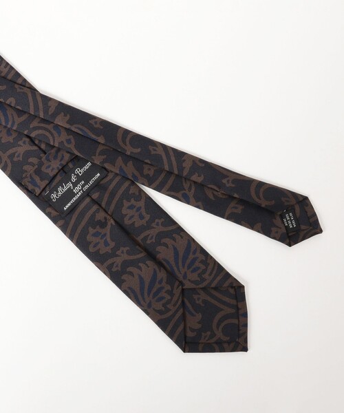 定価約2.3万　未使用　Holliday & Brown ペイズリー柄 ネクタイ BEAMS F（ビームスF） ネクタイ Holliday ＆ Brown / シルク